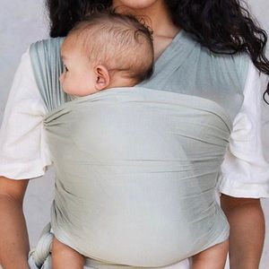Solly Fern Green Stretchy Baby Wrap
